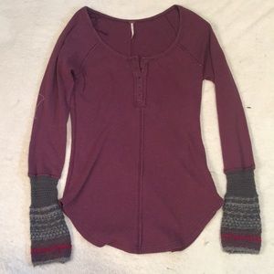 Free people thermal shirt